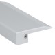 Hliníkový profil schodový pre LED pásy UP-MINI10 ELOX