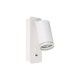 Svietidlo nástenné RING-55 1xGU10 biele s vypínačom a USB-A nabíjaním