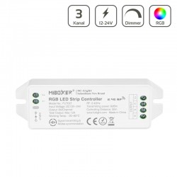 RF prijímač pre riadenie LED pásov RGB 3x6A (12A) MiLight FUT037M