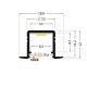 Hliníkový profil pre LED pásy SMART-IN10 zápustný (18,8x12mm) - ELOX