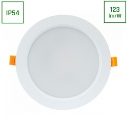 LED stropné zápustné svietidlo okrúhle Ф170mm 18W 1600Lm NW IP54 DURE3