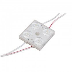 LED modul 4xSMD2835 1,6W 210Lm 175° 12V Cold White IP67 ProLED