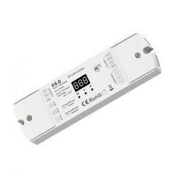 Schodiskový efektový ovládač LED RGB/White 2xSPI PUSCH+PIR DC5-24V SKD-ES-D