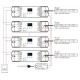 Schodiskový efektový ovládač LED RGB/White 2xSPI PUSCH+PIR DC5-24V SKD-ES-D