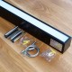 LED lineárne svietidlo 40W 4400Lm Natural White 120cm AC200/240V Black 5478