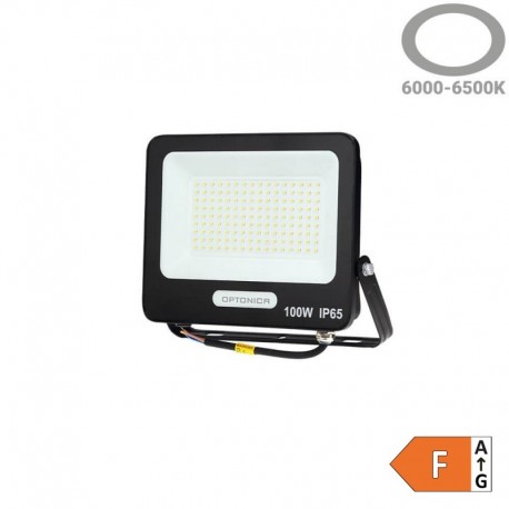 LED SMD reflektor 100W 9000Lm Cold White IP65 OPTONICA - 15828