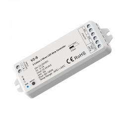 RF prijímač pre riadenie CCT 2-wires LED pásov 5A DC12/24V SKYDANCE V2-S