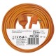 Predlžovací kábel 30m 3×1,5 mm² AC230V 16A 1-zásuvka PVC oranžový