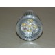 LED žiarovka GU10 5x1W High Power LED Bridgelux Teplá viela farba svetla