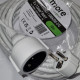 Predlžovací kábel 10m 3×1,5 mm² AC230V 16A 1-zásuvka PVC biely ecolight