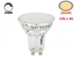 GU10 LED 6W 700Lm Warm White CRI90 120° DIMM OPTONICA