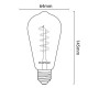 LED žiarovka E27 ST64 VINTAGE LED 6W 420Lm Warm White 2200K Smokey Glass LUMILED