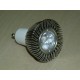 GU10 3x1W LED 3W 240Lm Warm White Spotlights CREE LED