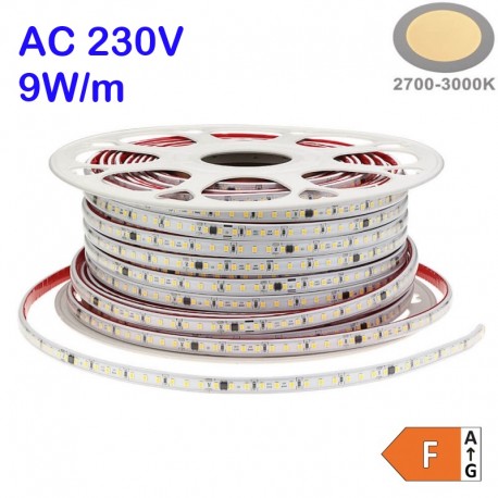 LS 120LED SMD2835 9W 900Lm AC230V Warm White IP65 120° 10x4,5mm OPTONICA