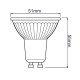 GU10 LED 6,9W 620Lm Warm White CRI80 120° Glass OSRAM