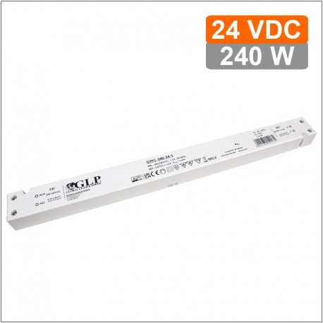 LED nábytkový napájací zdroj 24V-240W IP20 GTPC-240-24-S