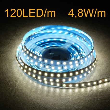 Flexibilný LED pás LS 120LED SMD2835 4,8W 620Lm Natural White CRI80 24V 8mm