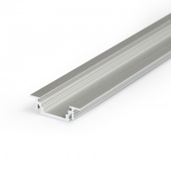 Hliníkový profil pre LED pásy GROOVE10- zápustný 24x7mm - ELOX