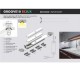 Hliníkový profil pre LED pásy GROOWE10- zápustný 24x7mm - ELOX