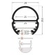 Hliníkový profil pre LED pásy OVAL (šatníková tyč) - ELOX