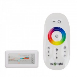 Set RGBW ovládania RF 2,4GHz kontrolér + DO DC12-24V 24A ecolight EC79778