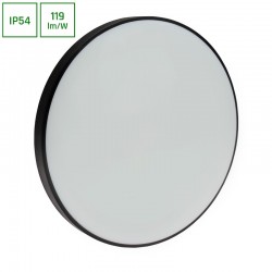 LED stropné svietidlo NYMPHEA ROUND B/W 24W 2800Lm Warm White IP54 spectrumLED