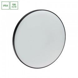 LED stropné svietidlo NYMPHEA ROUND BLACK 32W 3380Lm Warm White IP54 spectrumLED