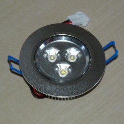 LED stropné svietidlo 3x1W LED 3W 240Lm Natural White Downlight
