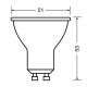 GU10 LED 8,3W 575Lm Warm White CRI80 120° Glass DIMM OSRAM