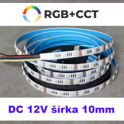Flexibilný LED pásLS 60LED RGBCCT SMD5050 (5 chips in 1) 19W 12V IP20 10mm