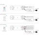 RF prijímač pre riadenie RGB LED pásov 3x6A DC12-48V SKYDANCE V3-L