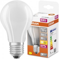 E27 A60 Filament LED 7,5W 1055Lm Warm White CRI90 DIMM FROSTED OSRAM