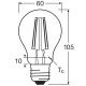LED žiarovka E27 A60 Filament LED 7,5W 1055Lm Warm White CRI90 DIMM CLEAR OSRAM