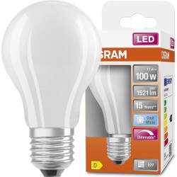 E27 A60 Filament LED 11W 1521Lm Natural White CRI80 DIMM FROSTED OSRAM