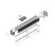 Hliníkový profil pre LED pásy LEVEL12 (16x16mm) - ELOX