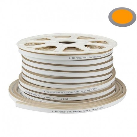 NEON FLEX 10x16mm AMBER 400Lm 8,5W AC230V OPTONICA