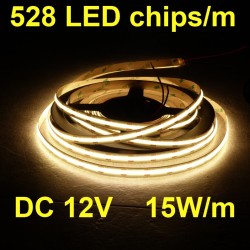 LS 528LED COB 14W 1400Lm Warm White 12V CRI90 EPISTAR 10mm
