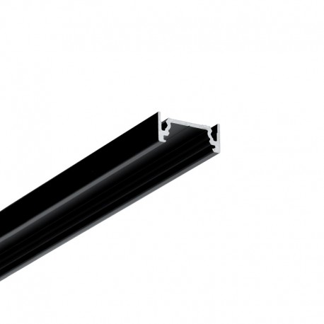 Hliníkový profil pre LED pásy SURFACE10.v2 (18,8x8,2mm) - čierny