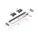 Hliníkový profil pre LED pásy SURFACE10.v2 (18,8x8,2mm) - čierny