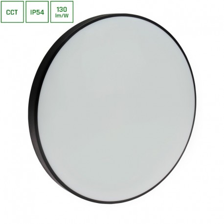 LED stropné svietidlo NYMPHEA ROUND B/W 24W 3150Lm CCT IP54 spectrumLED