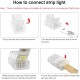 Spojka pre RGBW LED pásy šírky 10mm - LED pás/LED pás - PRO A 5PIN