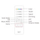 Diaľkové ovládanie pre DIGITAL SPI PIXEL LED kontroléry 1-zónové 2,4GHz MiLight C9