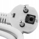 Predlžovací kábel 5m 3×1,5 mm² AC230V 16A 1-zásuvka PVC biely ecolight