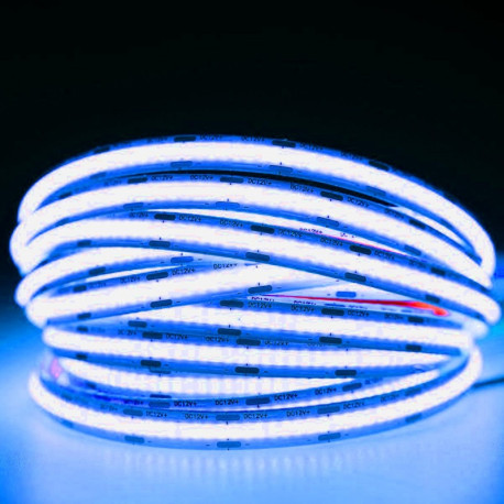 LED pás LS 480LED COB 9W BLUE 12V CRI80 ecolight 8mm