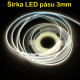 COB LED pás 400LED COB 6,4W 680Lm Natural White 24V CRI90 Led4chip 3mm