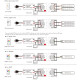 WiFi a RF prijímač riadenia LED pásov 5in1 5x6A DC12-48V SKYDANCE SKD-V5-L(WT)