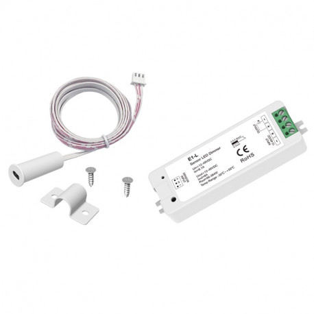 Spínač IR dverový/zásuvkový pre LED pásy 1x8A DC12/48V SKYDANCE  E1-L+ED(C)