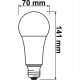E27 A70 LED 20W 2452Lm Warm White CRI80 DIMM OSRAM SUPERSTAR