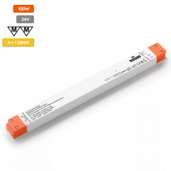 Stmievateľný 4in1 nábytkový napájací zdroj 24V-100W SNAPPY SL100-24VFM