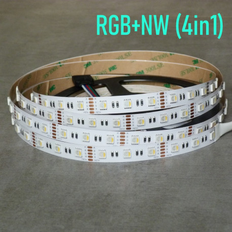 LED pás LS 60LED RGBNW SMD5050 (4in1) 14,4W 12V LUMILED 12mm